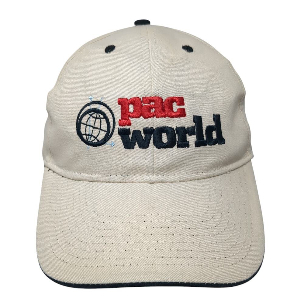 Pac World It Depends! Baseball Cap Beige One Size Adjustable Embroidered Hit